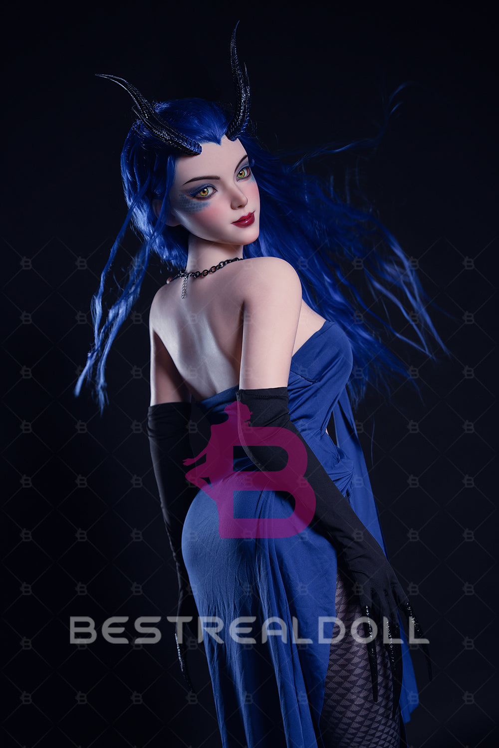 US Stock - Maelis 164cm S36 Full Silicone Sex Doll Dragon Girl Big Breasts Silicone Adult Love Doll