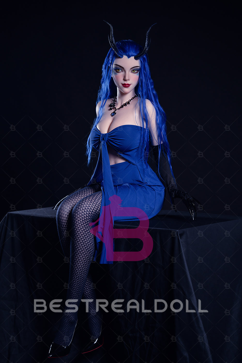 US Stock - Maelis 164cm S36 Full Silicone Sex Doll Dragon Girl Big Breasts Silicone Adult Love Doll