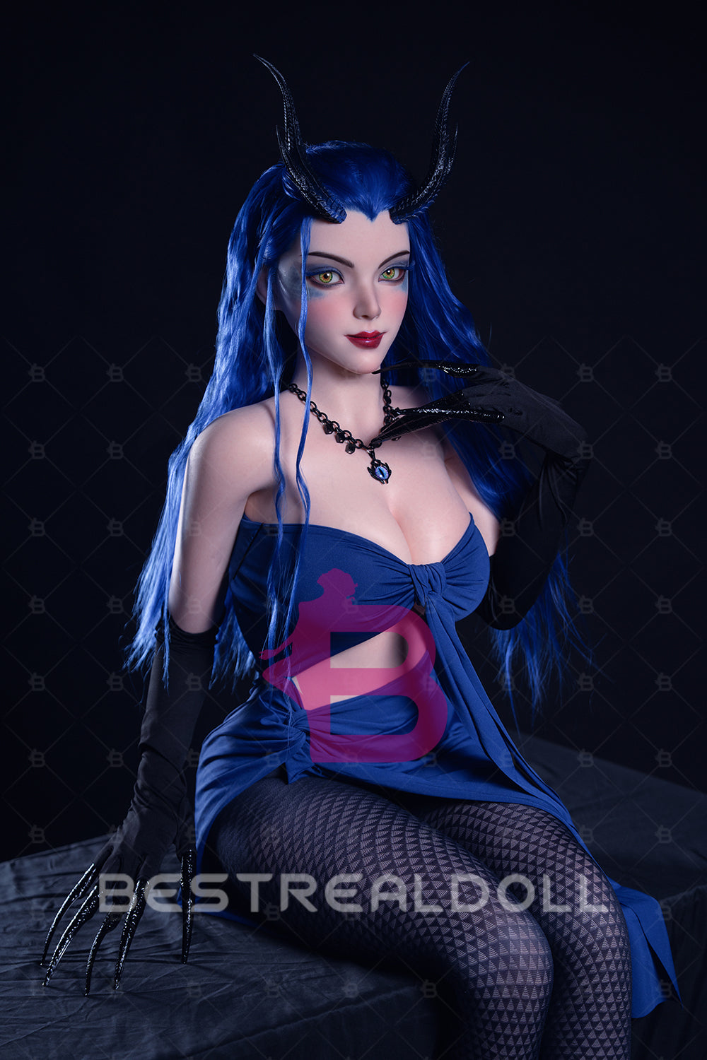 US Stock - Maelis 164cm S36 Full Silicone Sex Doll Dragon Girl Big Breasts Silicone Adult Love Doll