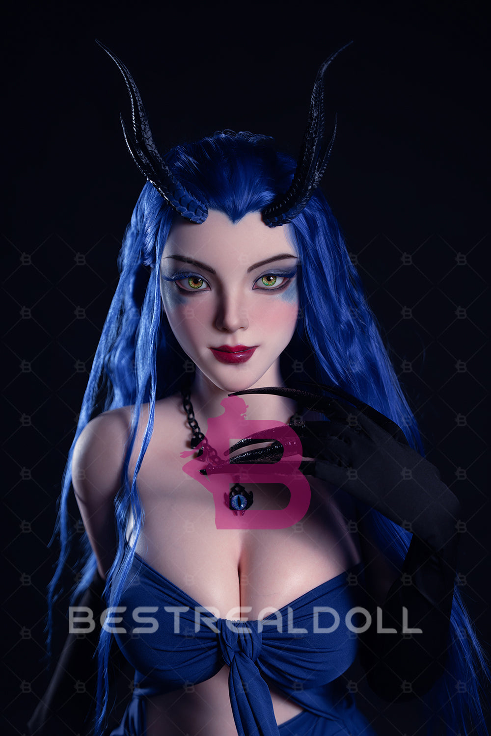 US Stock - Maelis 164cm S36 Full Silicone Sex Doll Dragon Girl Big Breasts Silicone Adult Love Doll