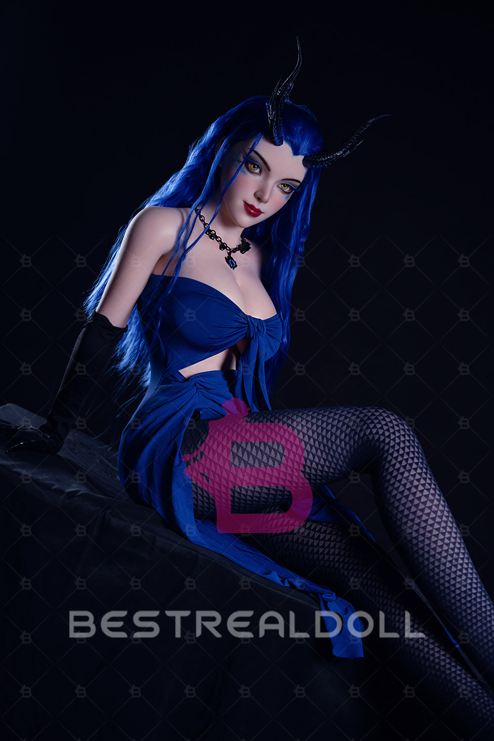 US Stock - Maelis 164cm S36 Full Silicone Sex Doll Dragon Girl Big Breasts Silicone Adult Love Doll