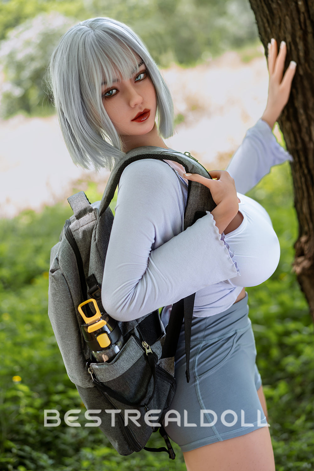 RIDMII Danica Unique Design 161cm #468 Realistic BBW Sex Doll Silicone ROS Head Movable Jaw Adult Love Doll TPE Body