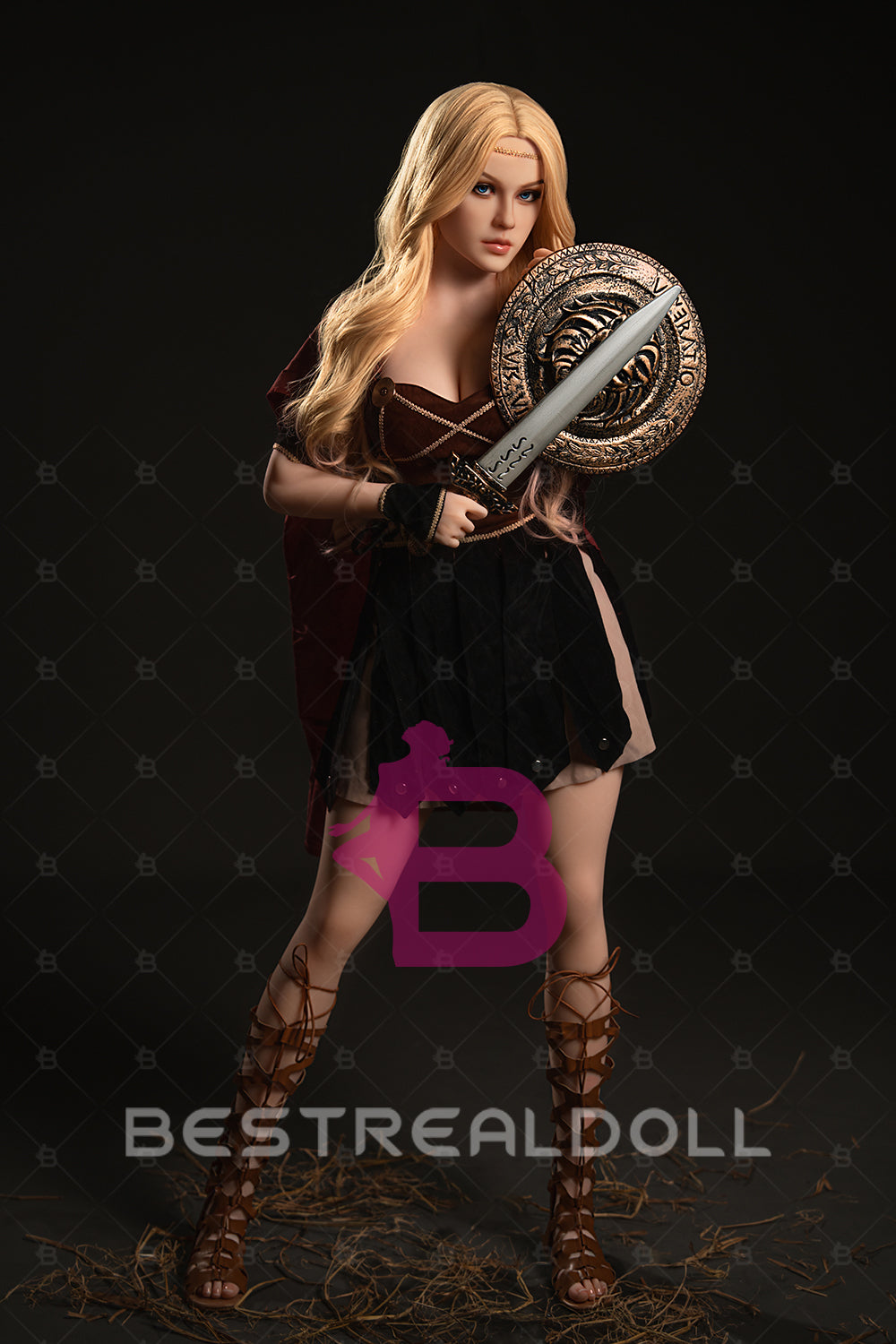 US Stock - YAMIEE Lux 164cm K35 Unqiue Design TPE Sex Doll Medium Boobs Blonde Lady Adult Love Doll