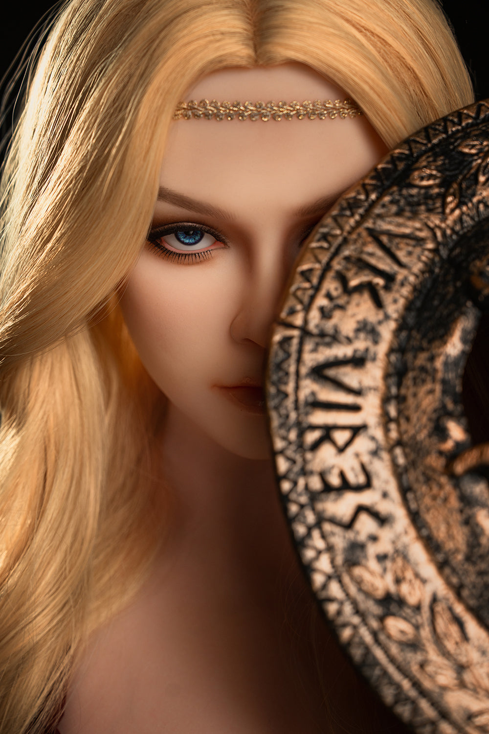 US Stock - YAMIEE Lux 164cm K35 Unqiue Design TPE Sex Doll Medium Boobs Blonde Lady Adult Love Doll