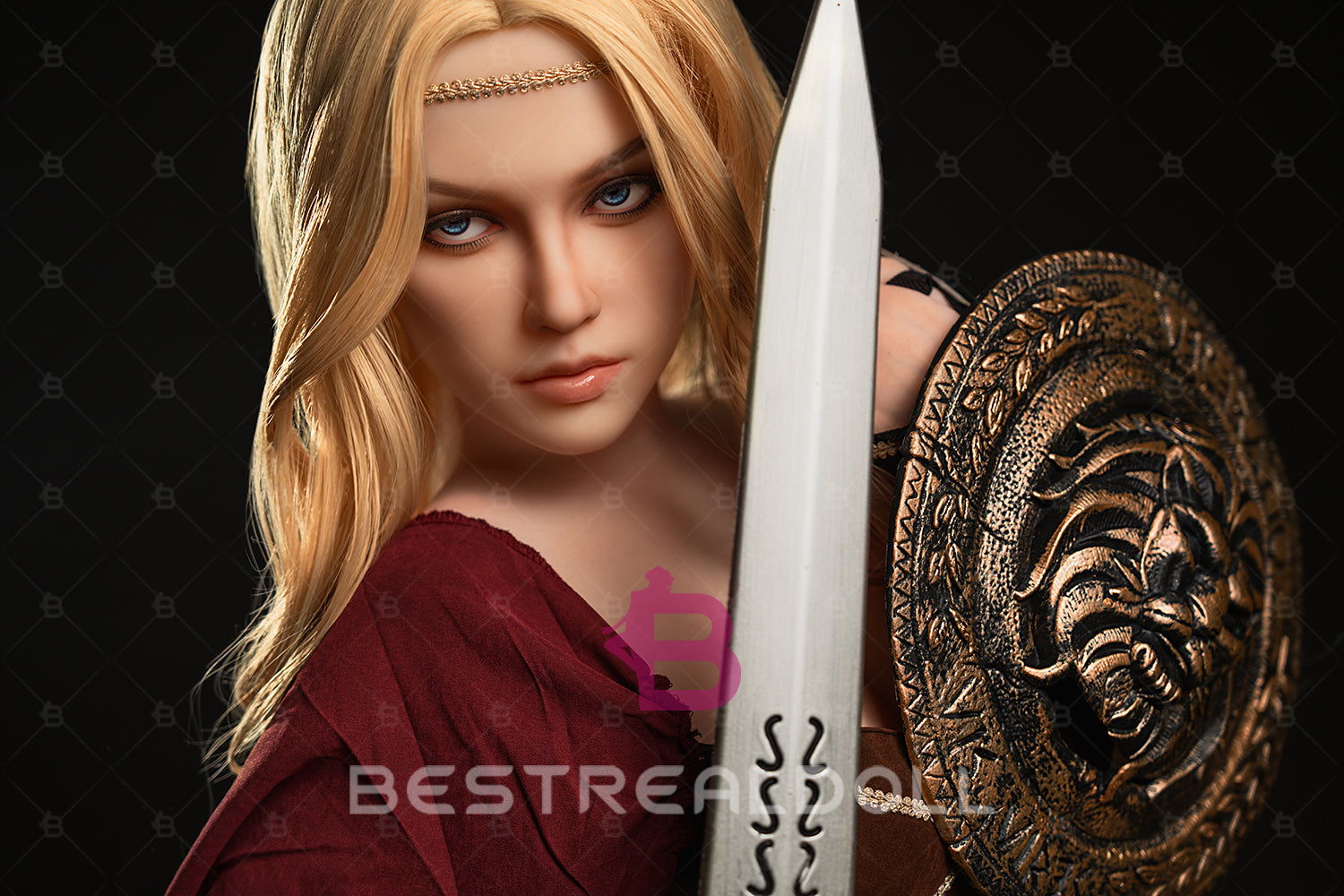 US Stock - YAMIEE Lux 164cm K35 Unqiue Design TPE Sex Doll Medium Boobs Blonde Lady Adult Love Doll