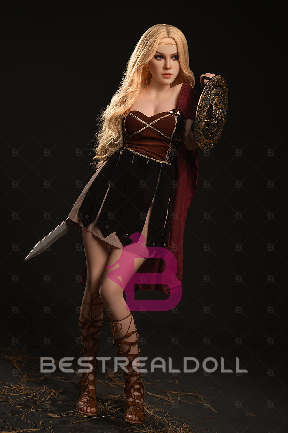 US Stock - YAMIEE Lux 164cm K35 Unqiue Design TPE Sex Doll Medium Boobs Blonde Lady Adult Love Doll