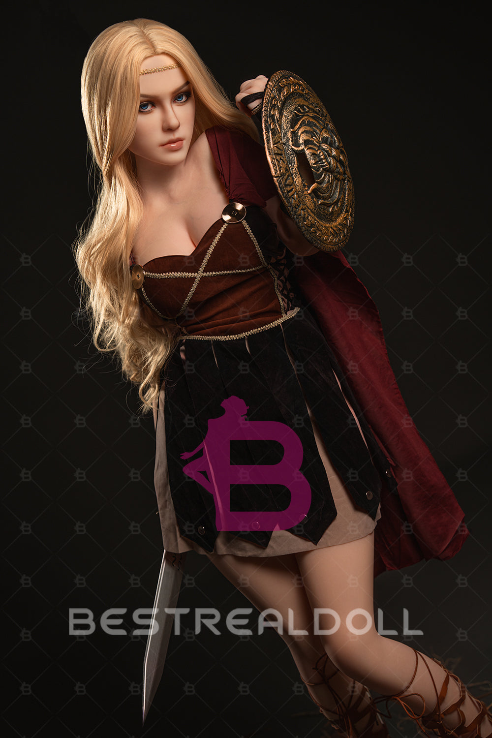 US Stock - YAMIEE Lux 164cm K35 Unqiue Design TPE Sex Doll Medium Boobs Blonde Lady Adult Love Doll