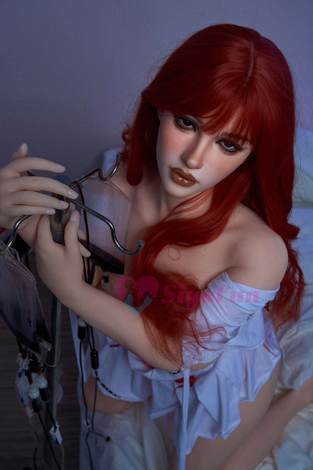 US Stock - SG1/SG2/SG6 164cm Natural Skin TPE Body Sex Doll Big Breasts Silicone Head Adult Love Doll