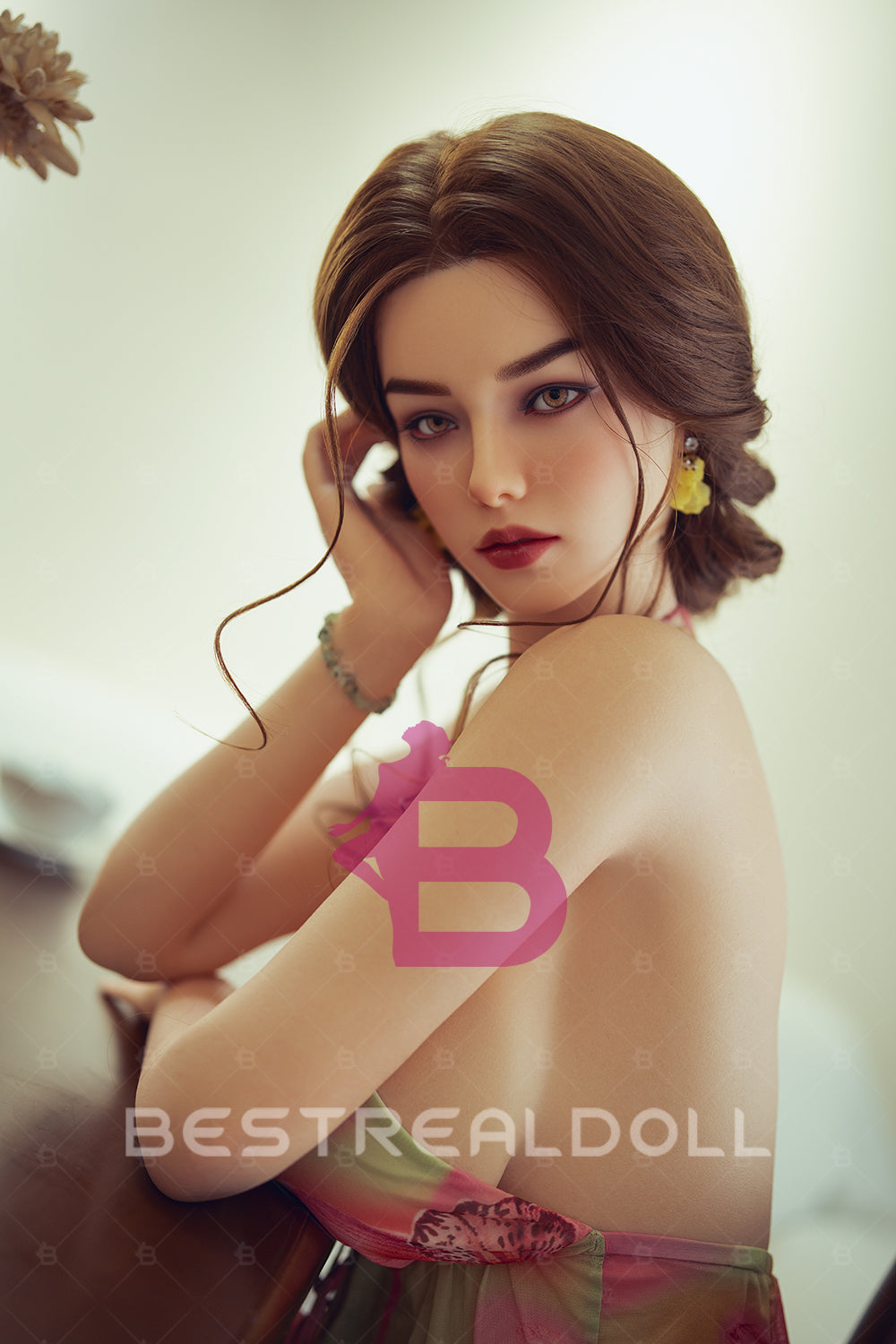 US Stock - RIDMII Fenna Unique Design 168cm K69 Full Silicone Sex Doll Big Boobs ROS Head Oral Sex Love Doll (Free 2ND Head)