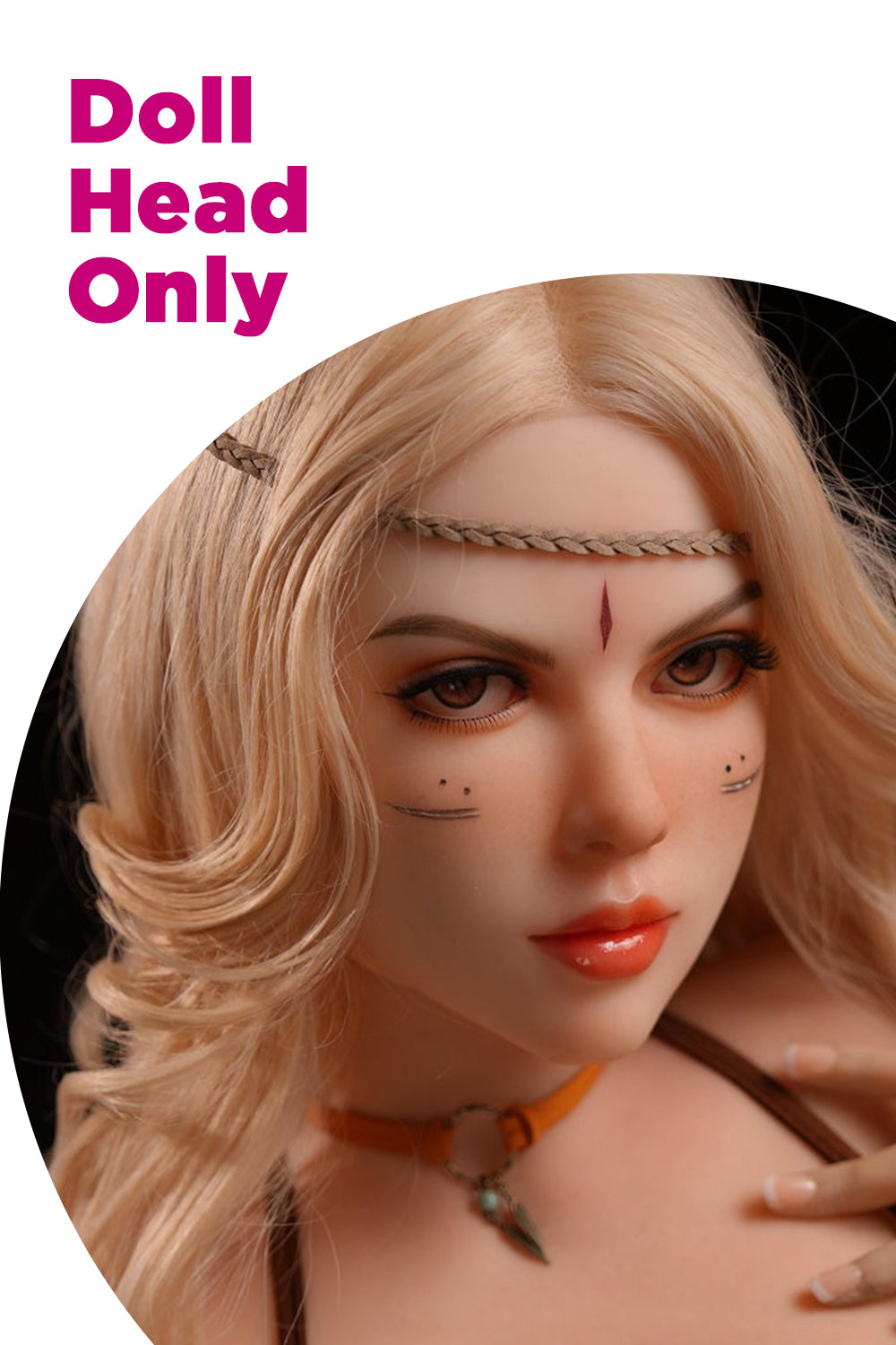 YAMIEE Nyla K21 Doll Head Only Unique Design TPE Sex Doll Head Only