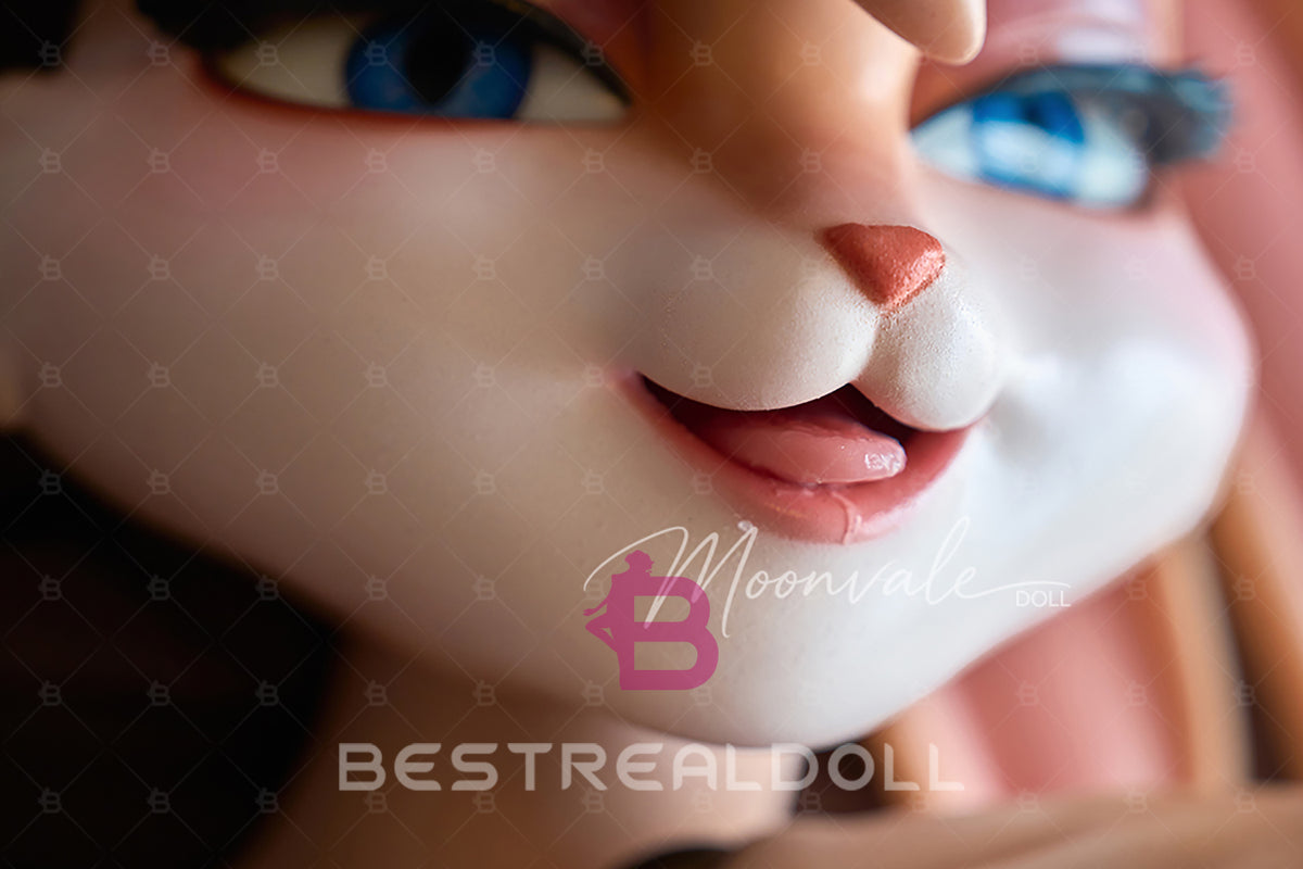 Moonvale 160cm Irisa Full Silicone Big Breasts Rabbitty Anime Sex Doll Silicone Bunny Fantasy Adult ROS Love Doll