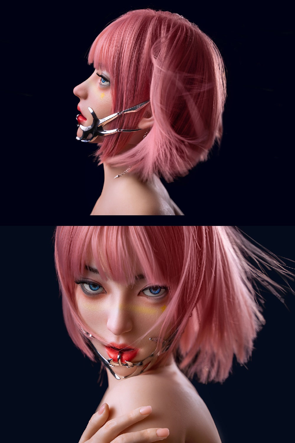 Isidora F1 Silicone Sex Doll ROS Head Love Doll Movable Jaw Head Only