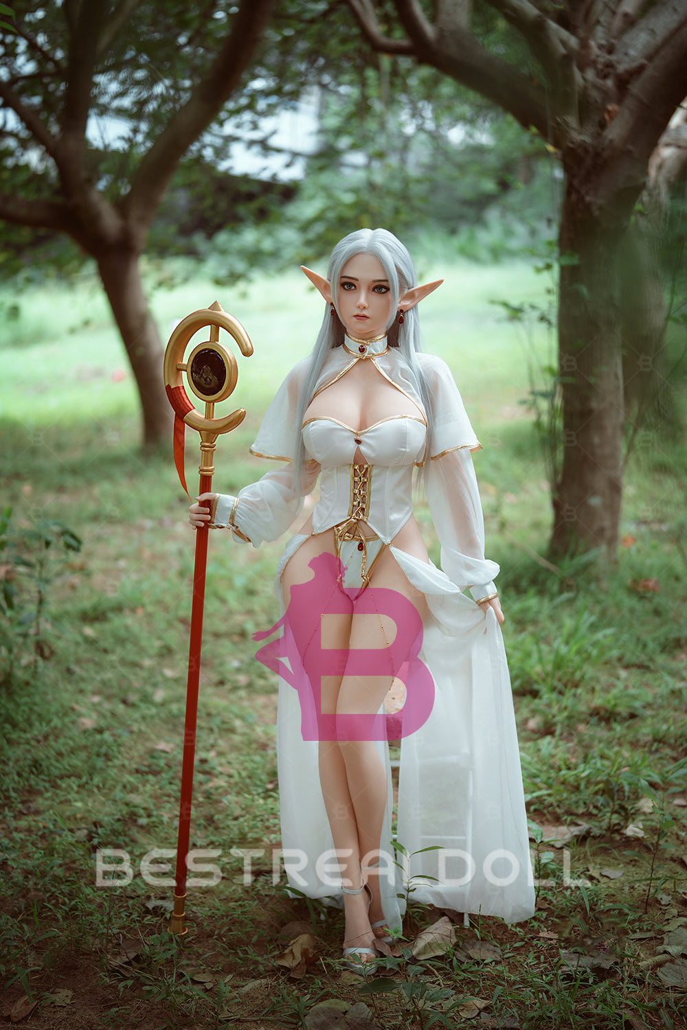 US Stock - YAMIEE Nolia Unique Design 160cm K66 Hard Silicone Head Sex Doll Big Breasts TPE Body Adult Love Doll (Free 2ND Head)