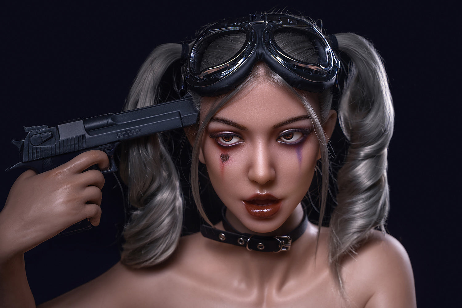 Makayla M7 Silicone Sex Doll ROS Head Love Doll Movable Jaw Head Only