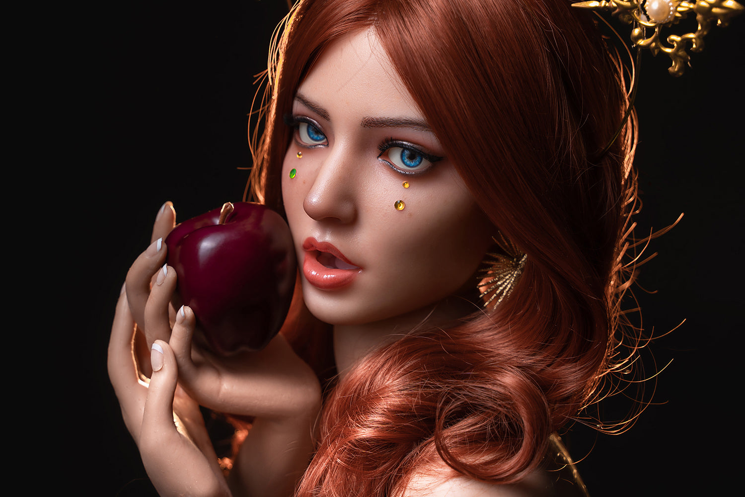 Dominique M9 Silicone Sex Doll Head Blowjob Love Doll Head Only