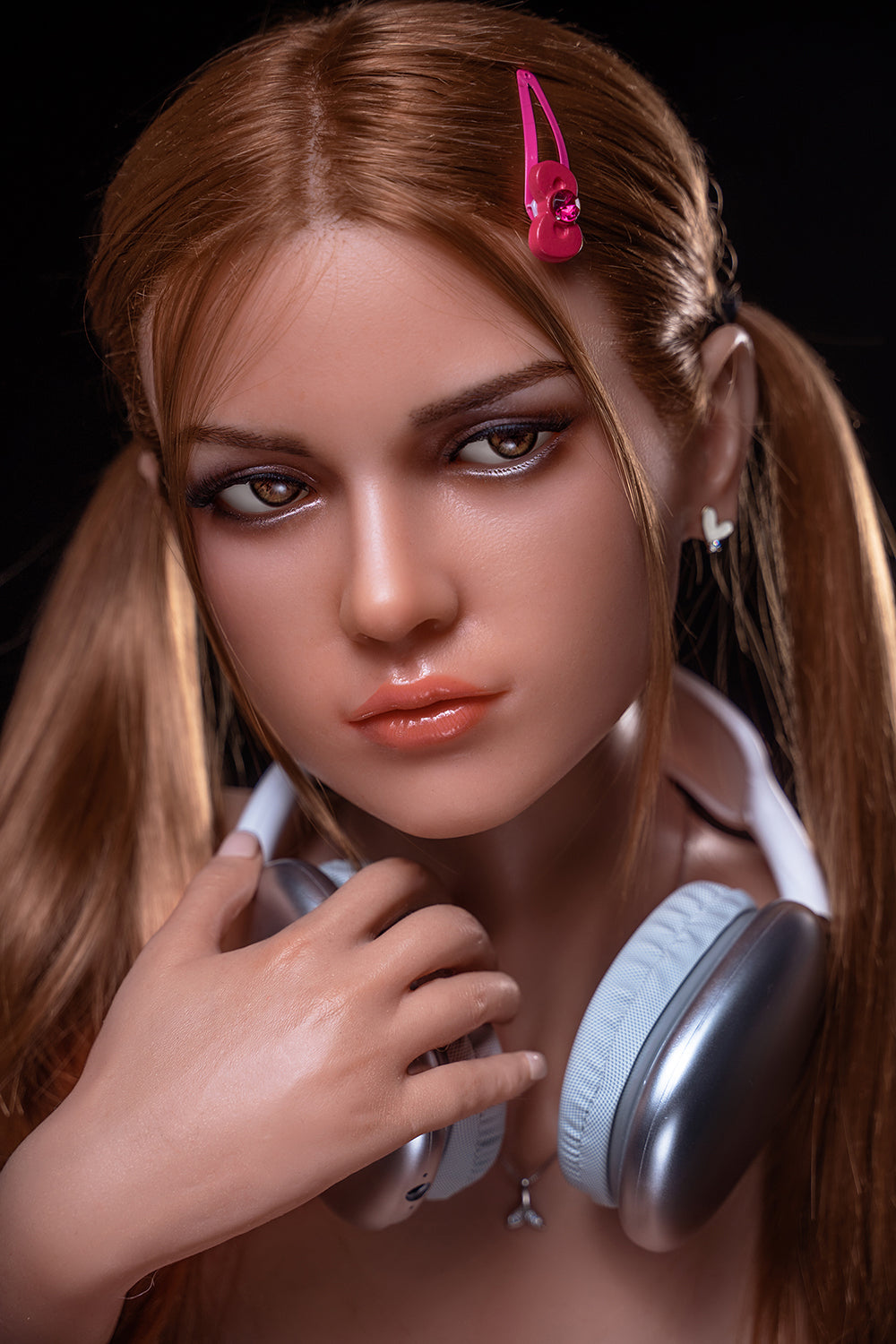 Wrenlee M6 Silicone Sex Doll ROS Head Oral Sex Love Doll Movable Jaw Head Only