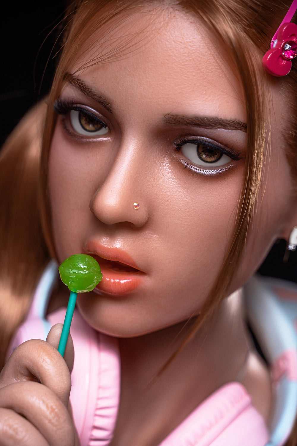 Wrenlee M6 Silicone Sex Doll ROS Head Oral Sex Love Doll Movable Jaw Head Only