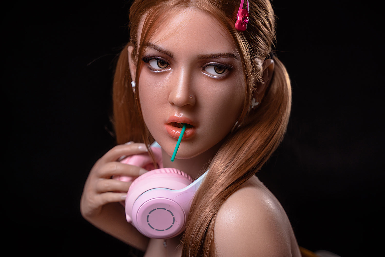Wrenlee M6 Silicone Sex Doll ROS Head Oral Sex Love Doll Movable Jaw Head Only