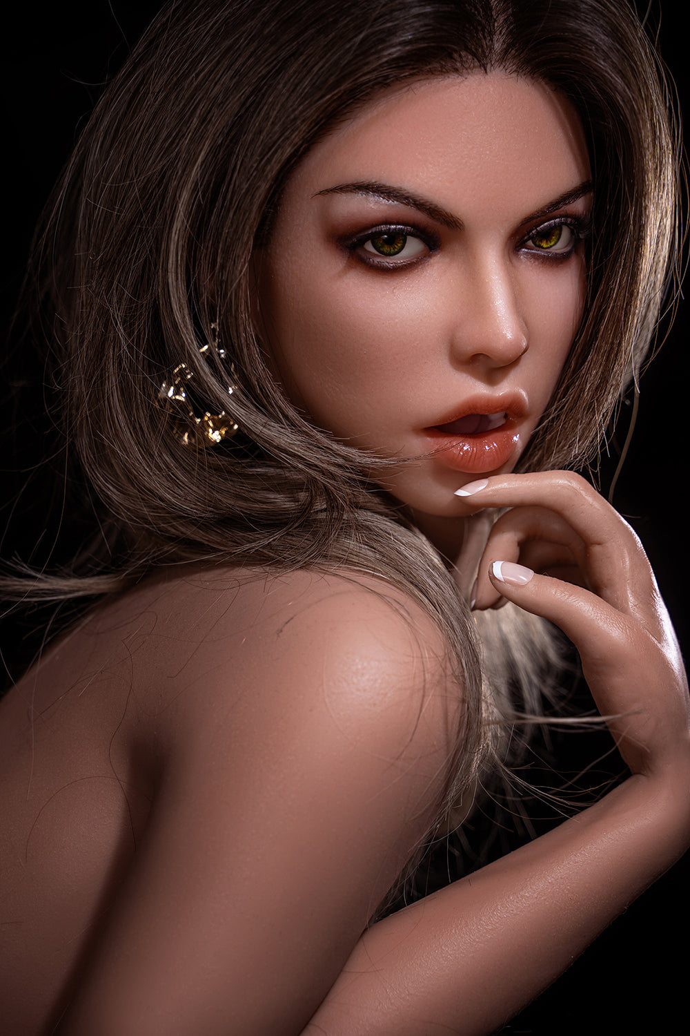 Marjorie M1 Silicone Sex Doll ROS Head Love Doll Movable Jaw Head Only