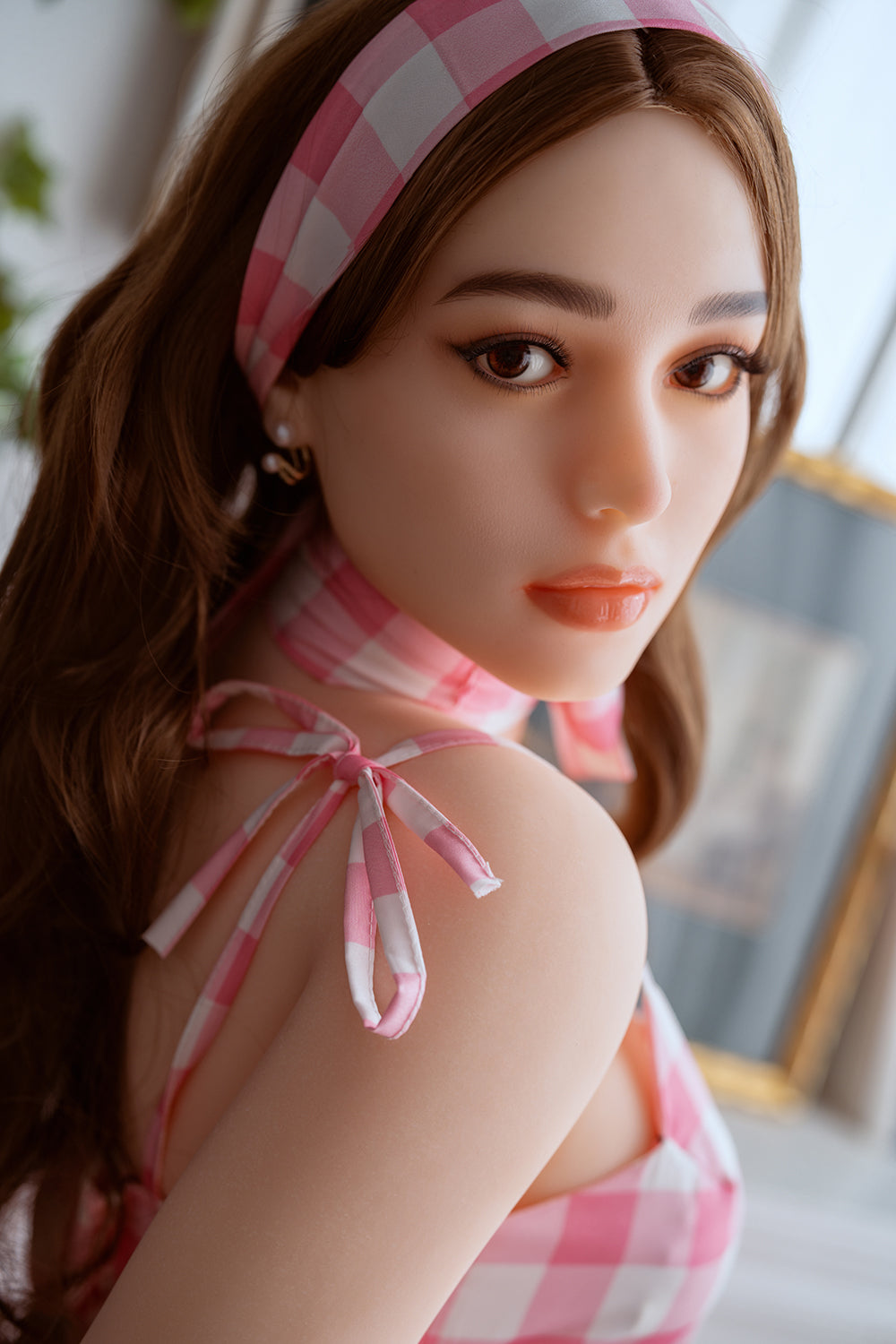 US Stock - YAMIEE Noemi Unique Design 152cm K47 Full TPE Sex Doll Natural Skin TPE Adult Love Doll (Free 2ND Head)