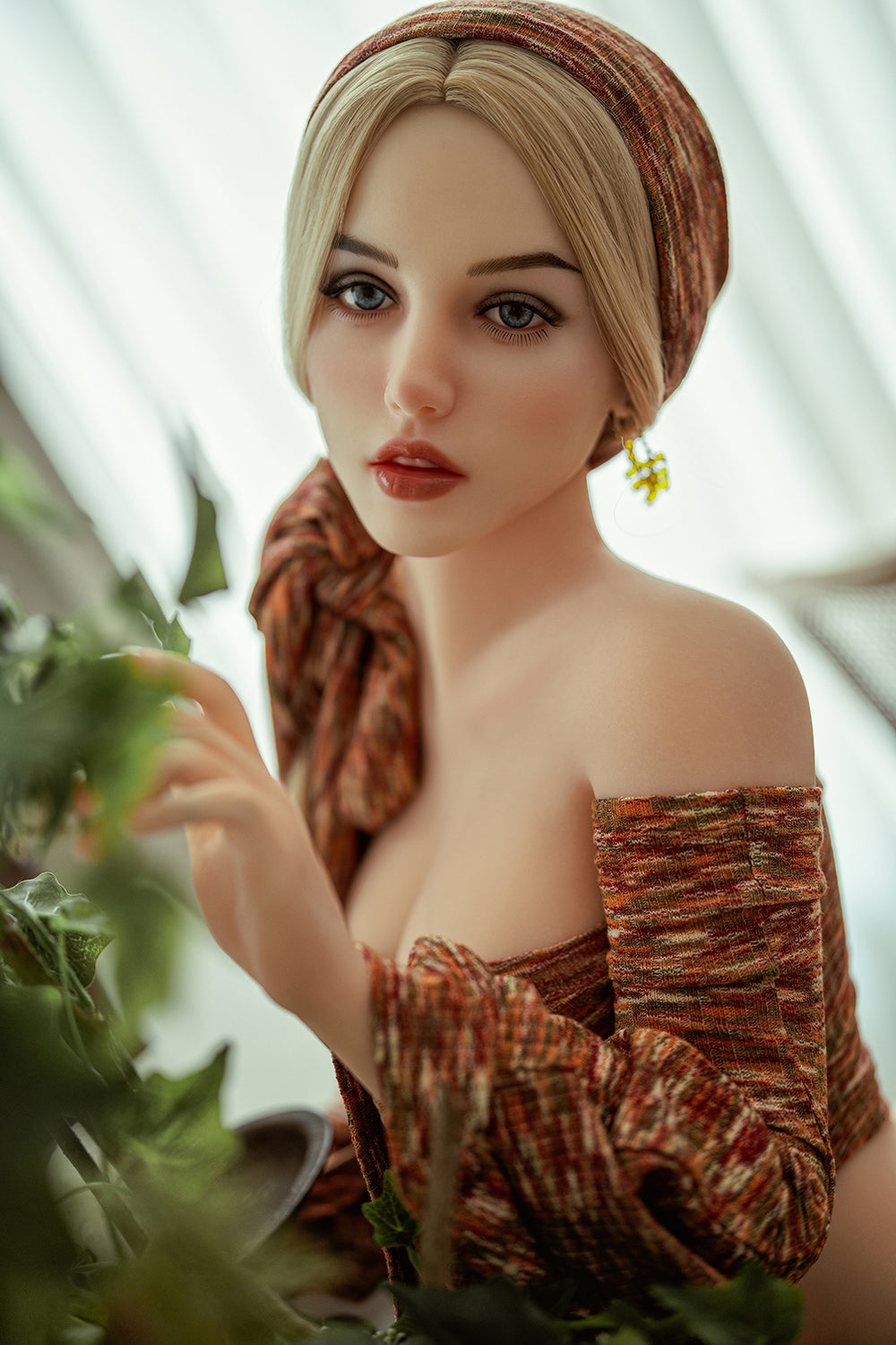 US Stock - Iskra 152cm #319 TPE Sex Doll Natural Skin Blonde Girl TPE Adult Love Doll