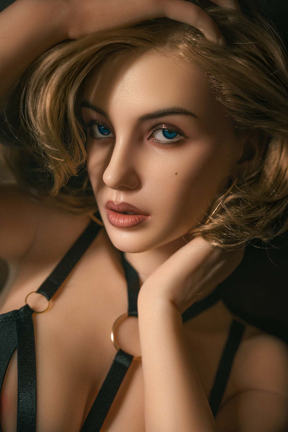 Cecilia 160cm #679-E Full Silicone Oral Sex Love Doll Realistic Hot Lady Silicone Head Movable Jaw ROS Head Sex Doll