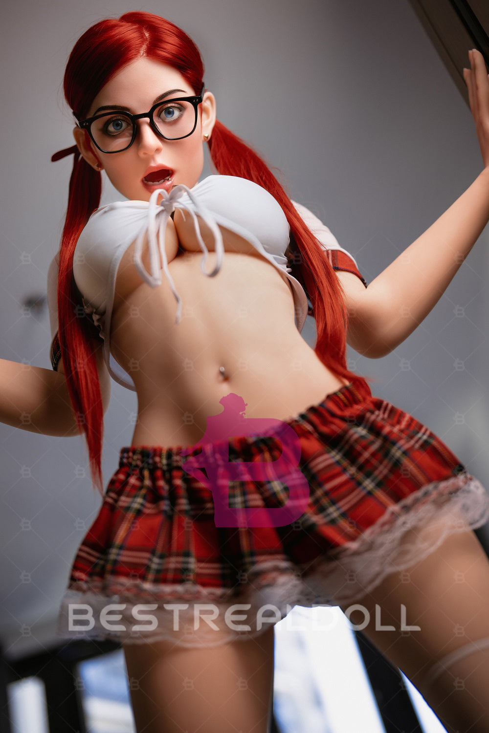 RIDMII Janice 160cm 5ft3 K15 Unique Design Silicone ROS Head Oral Sex Love Doll TPE Body Movable Jaw Adult Sex Doll