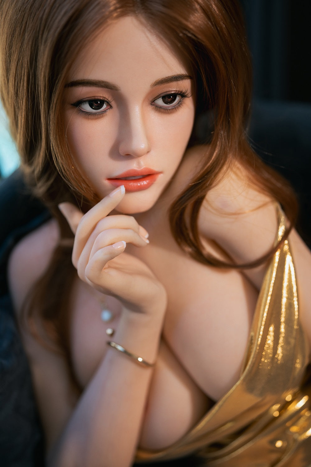 Soft silicone Head & TPE Body Soft silicone Head & TPE Body