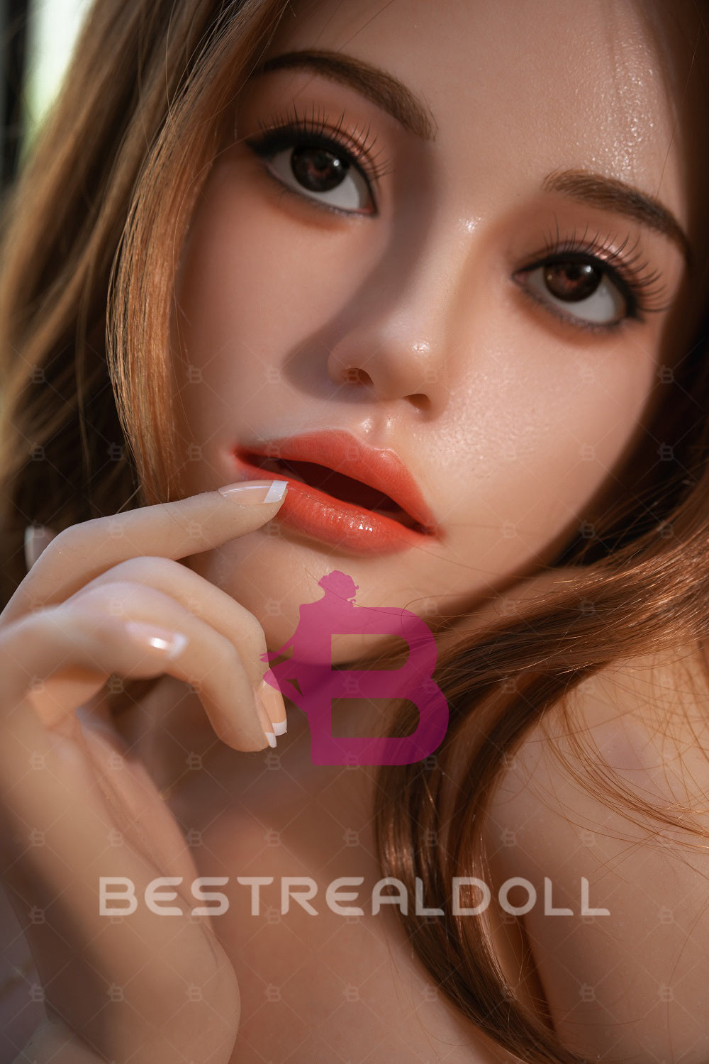 US Stock - RIDMII Jada 164cm 5ft4 K14 Unique Design Silicone ROS Head Sex Doll TPE Body Movable Jaw Oral Sex Adult Love Doll