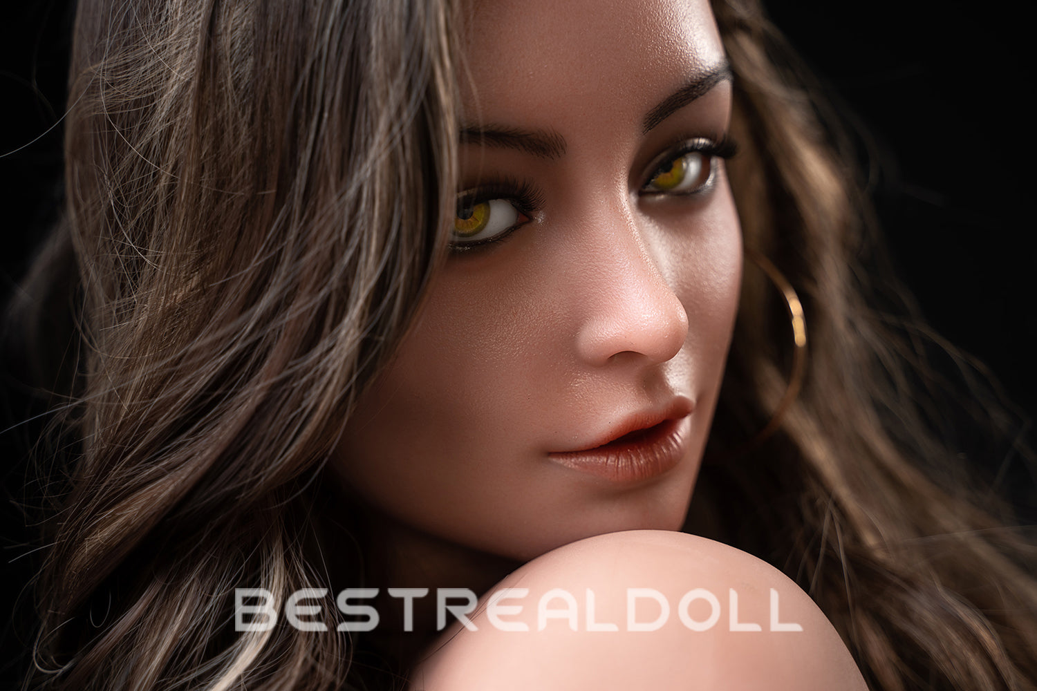 RIDMII Ashalee 162cm Unique Design Silicone ROS Head BBW Sex Doll TPE Body Movable Jaw Adult Love Doll