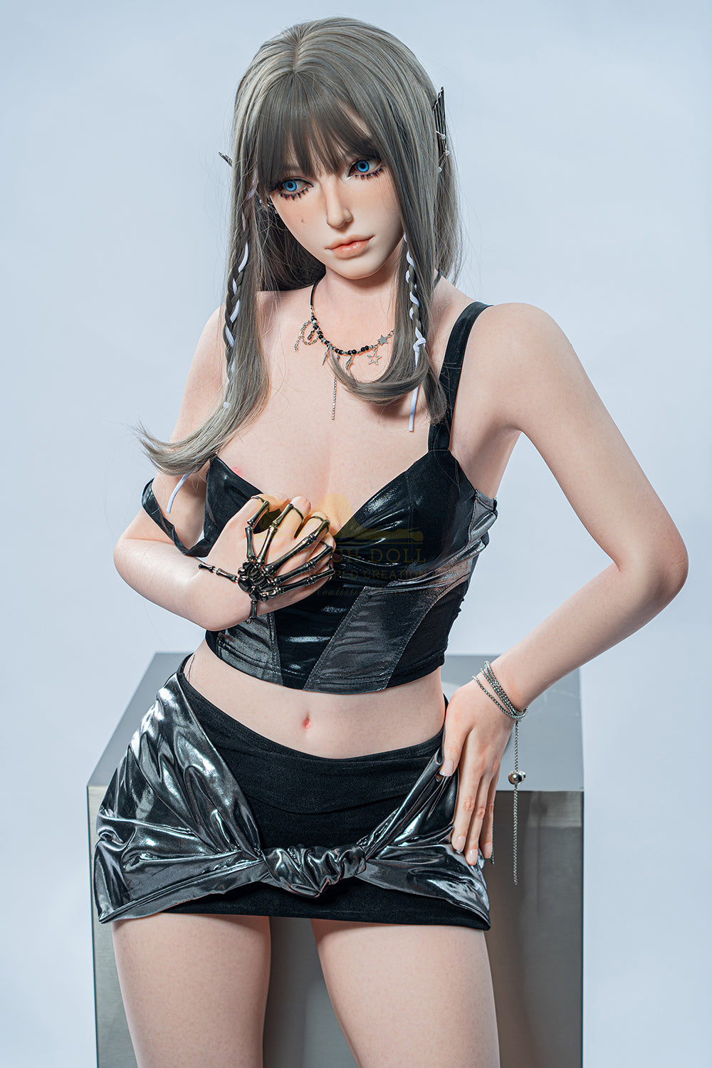 Irontechdoll Alexis 163cm S41 Full Silicone Sex Doll Small Boobs Natural Skin Adult Love Doll