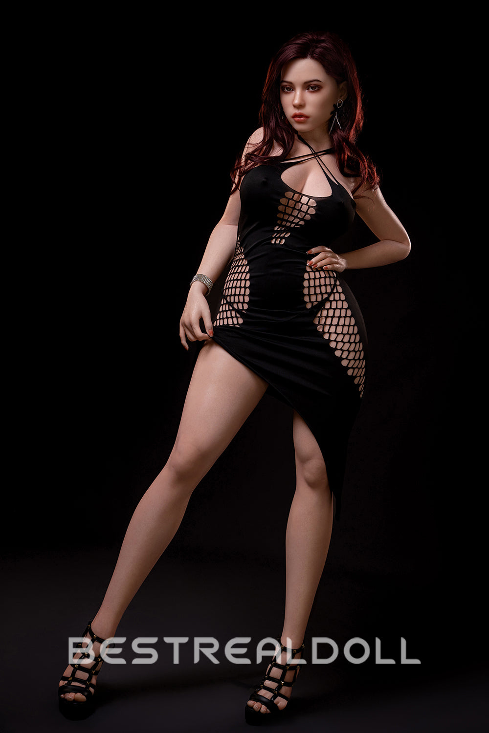 RIDMII Lorena Unique Design Silicone Head TPE Body Adult Love Doll Realistic Movable Jaw ROS Sex Doll