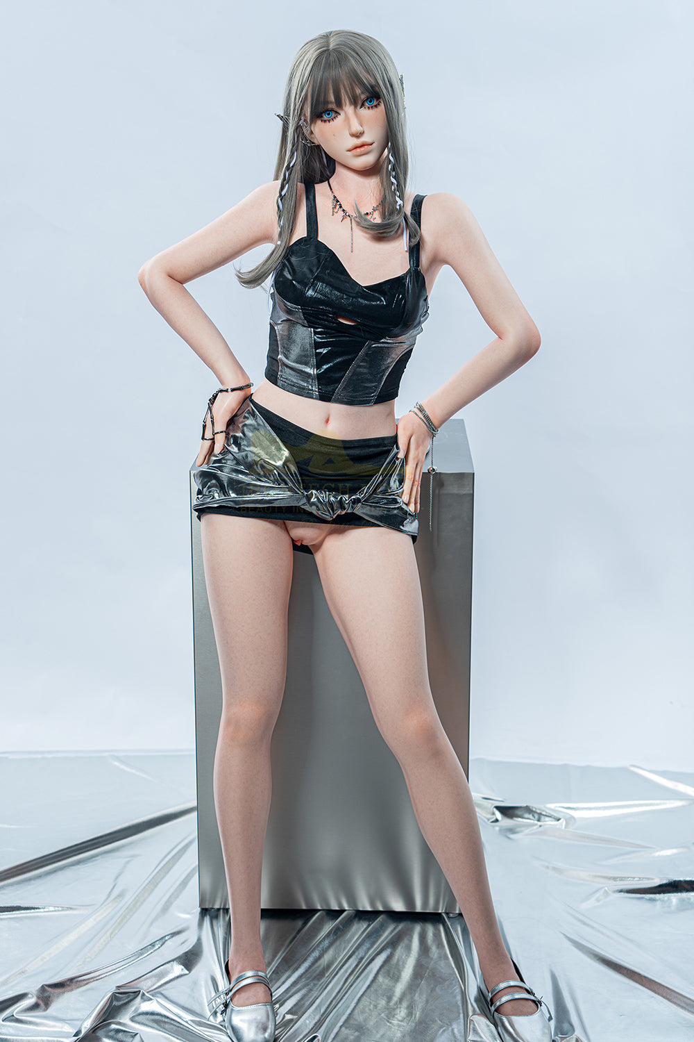 Irontechdoll Alexis 163cm S41 Full Silicone Sex Doll Small Boobs Natural Skin Adult Love Doll