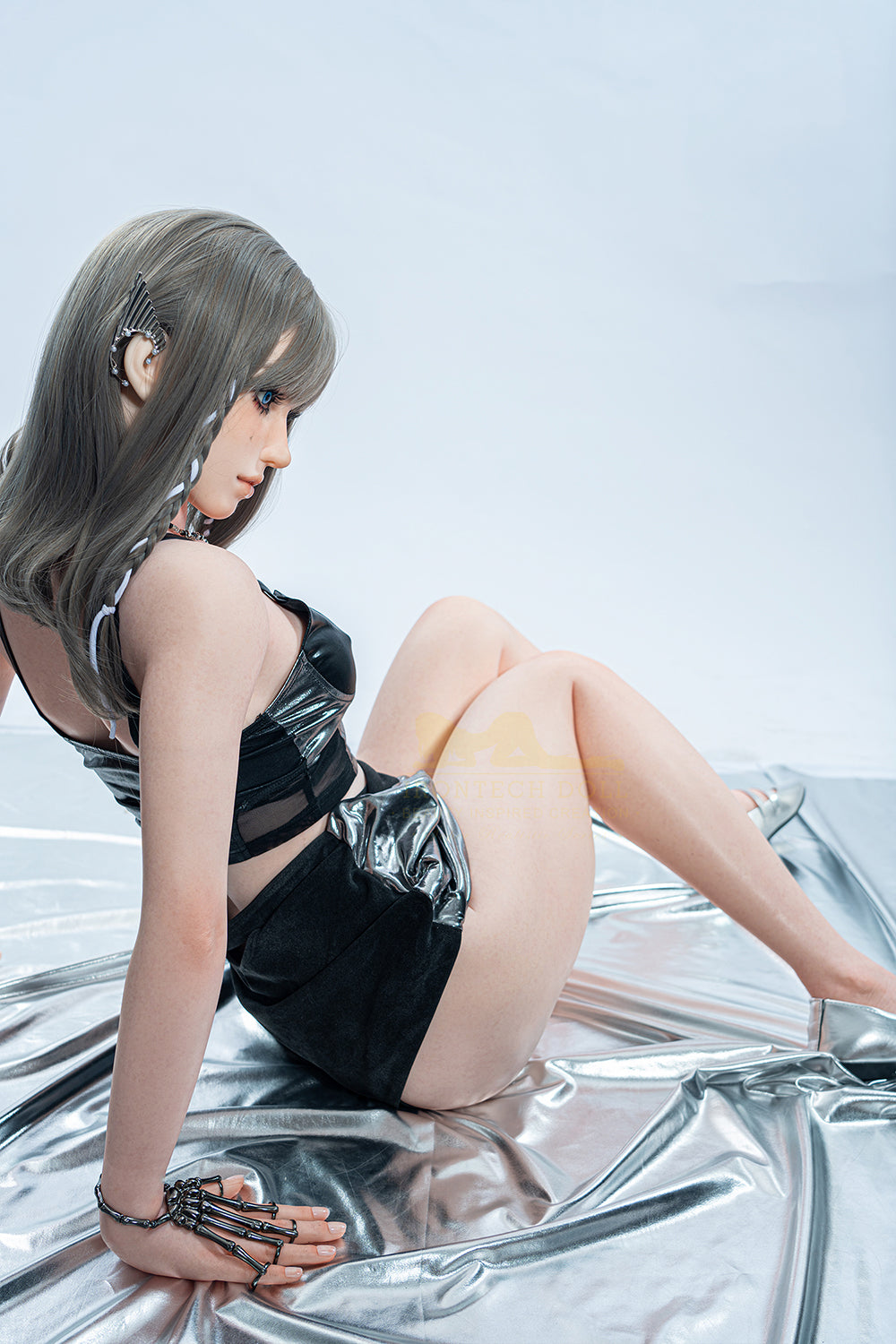 Irontechdoll Alexis 163cm S41 Full Silicone Sex Doll Small Boobs Natural Skin Adult Love Doll