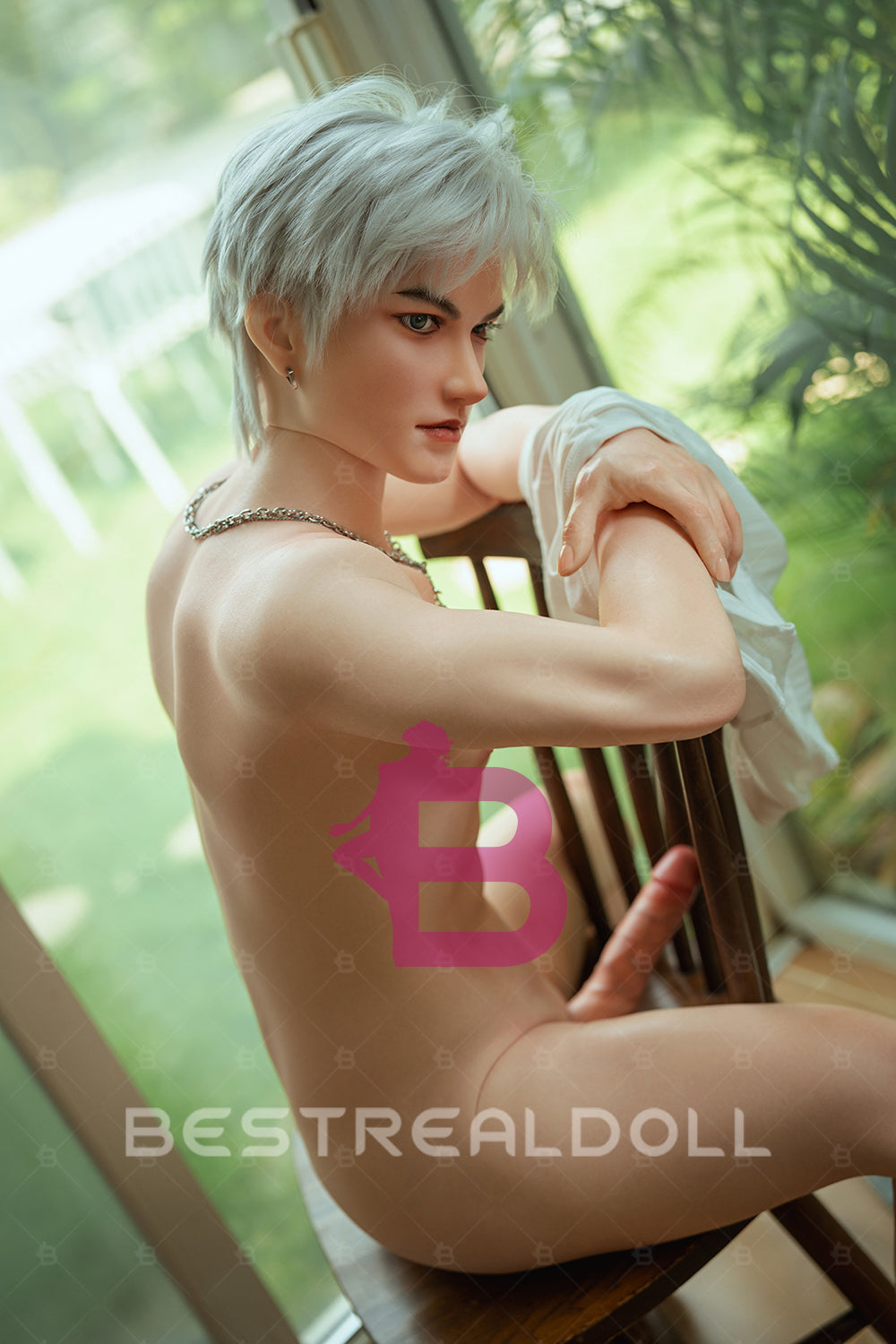 Ryan 162cm L2 Full Silicone Male Sex Doll 18cm Automatic Dildo Function Silicone Male Love Doll