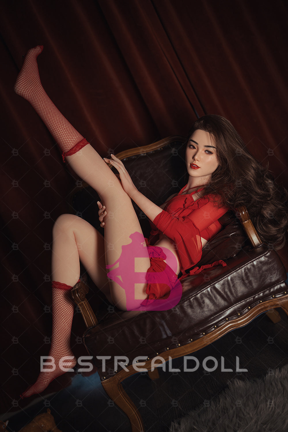 US Stock - RIDMII Louisa 166cm K51 Unique Design Hard Silicone Head Sex Doll TPE Body Adult Love Doll (Free 2ND Head)