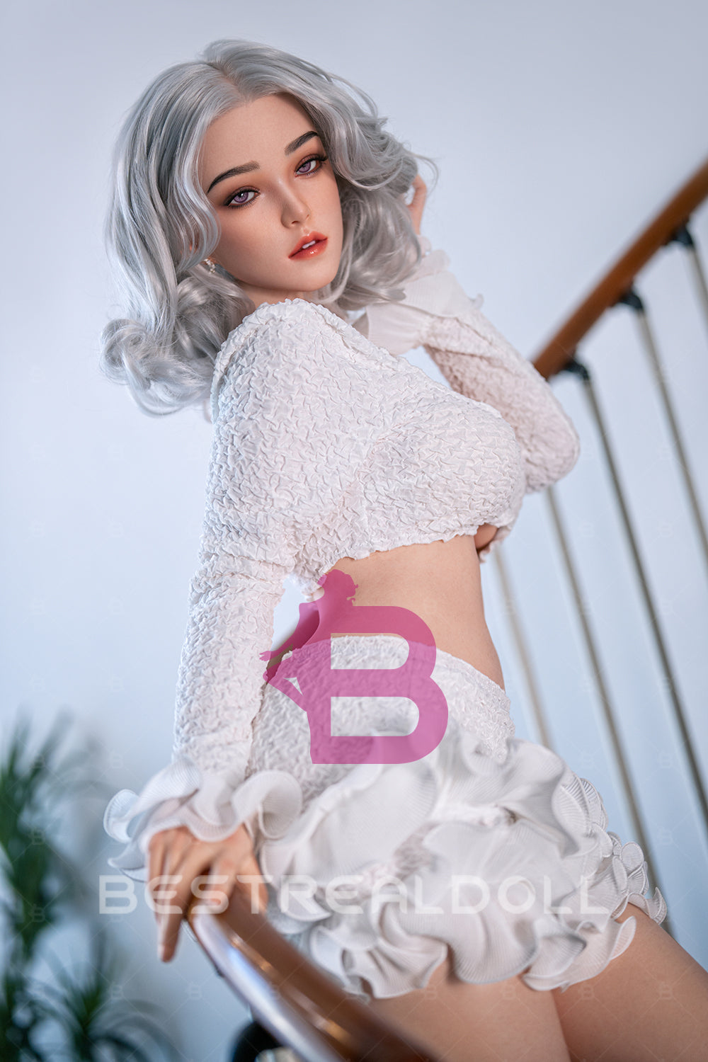 US Stock - RIDMII Arin 164cm K52 Unique Design Full Silicone Sex Doll Sexy Boobs Natural Skin Silicone Adult Love Doll (Free 2ND Head)