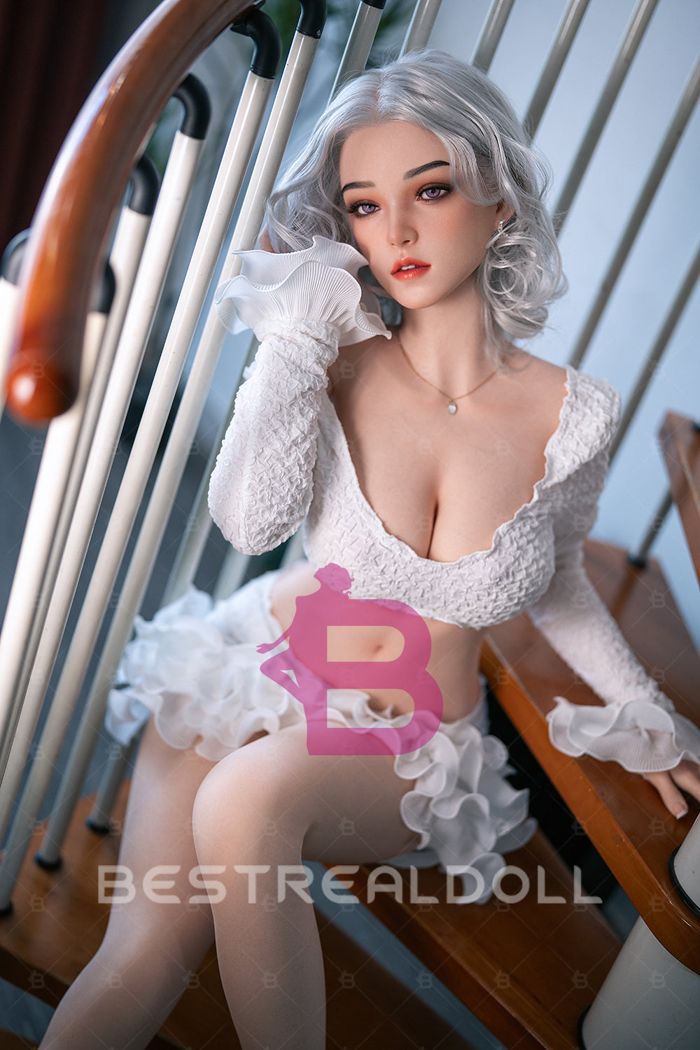 US Stock - RIDMII Arin 164cm K52 Unique Design Full Silicone Sex Doll Sexy Boobs Natural Skin Silicone Adult Love Doll (Free 2ND Head)