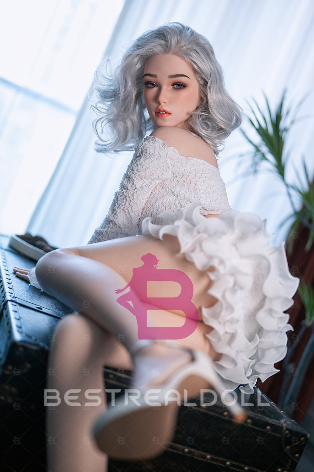 US Stock - RIDMII Arin 164cm K52 Unique Design Full Silicone Sex Doll Sexy Boobs Natural Skin Silicone Adult Love Doll (Free 2ND Head)