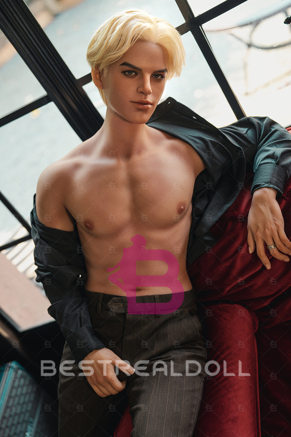 Jason 168cm Full Silicone Male Sex Doll 18cm Dildo with Automatic Function Adult Male Love Doll