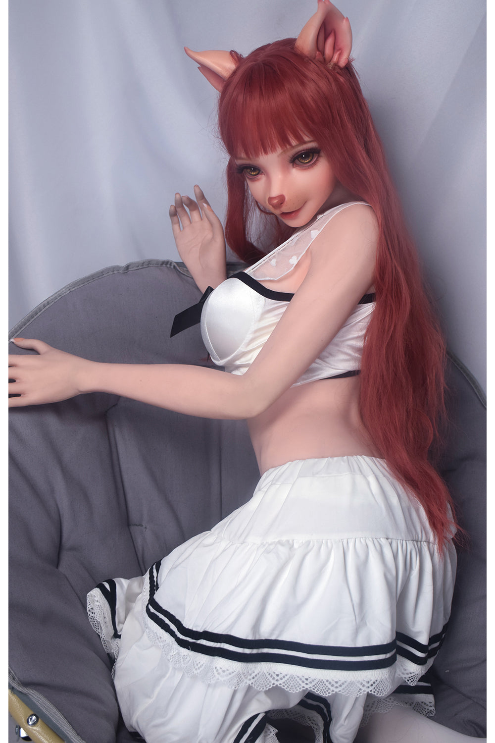 Inujima Haruko 150cm/4ft9 #ZHB003 Full Silicone Anime Sex Doll Adult Love Doll EVO Skeleton