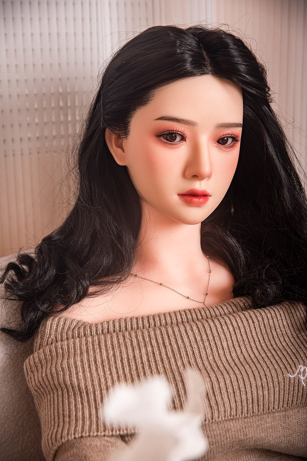 RIDMII 163cm Unique Design Muncey Asian Medium Boobs App-Controleld Sex Doll Silicone Head TPE Body Love Doll