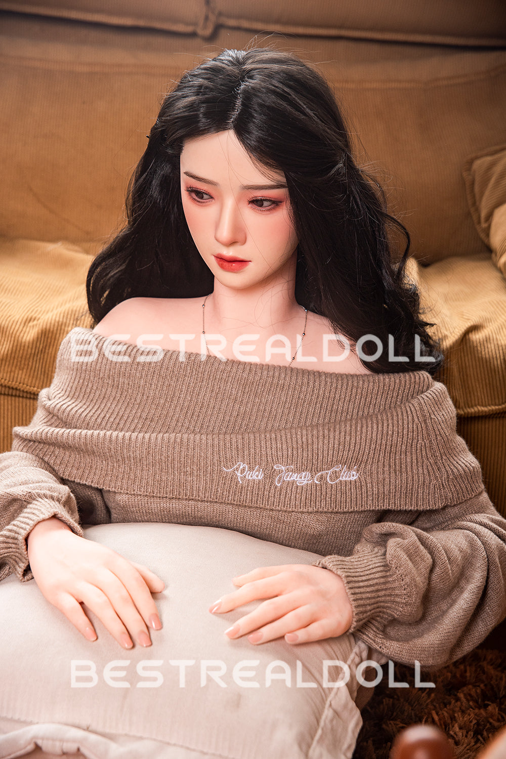 RIDMII 163cm Unique Design Muncey Asian Medium Boobs App-Controleld Sex Doll Silicone Head TPE Body Love Doll