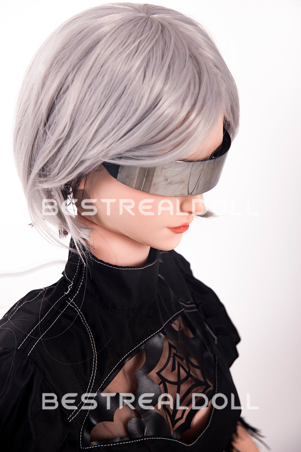 RIDMII 163cm Unique Design Momo Plus Cosplay App-Controlled Sex Doll Silicone Head TPE Body Love Doll