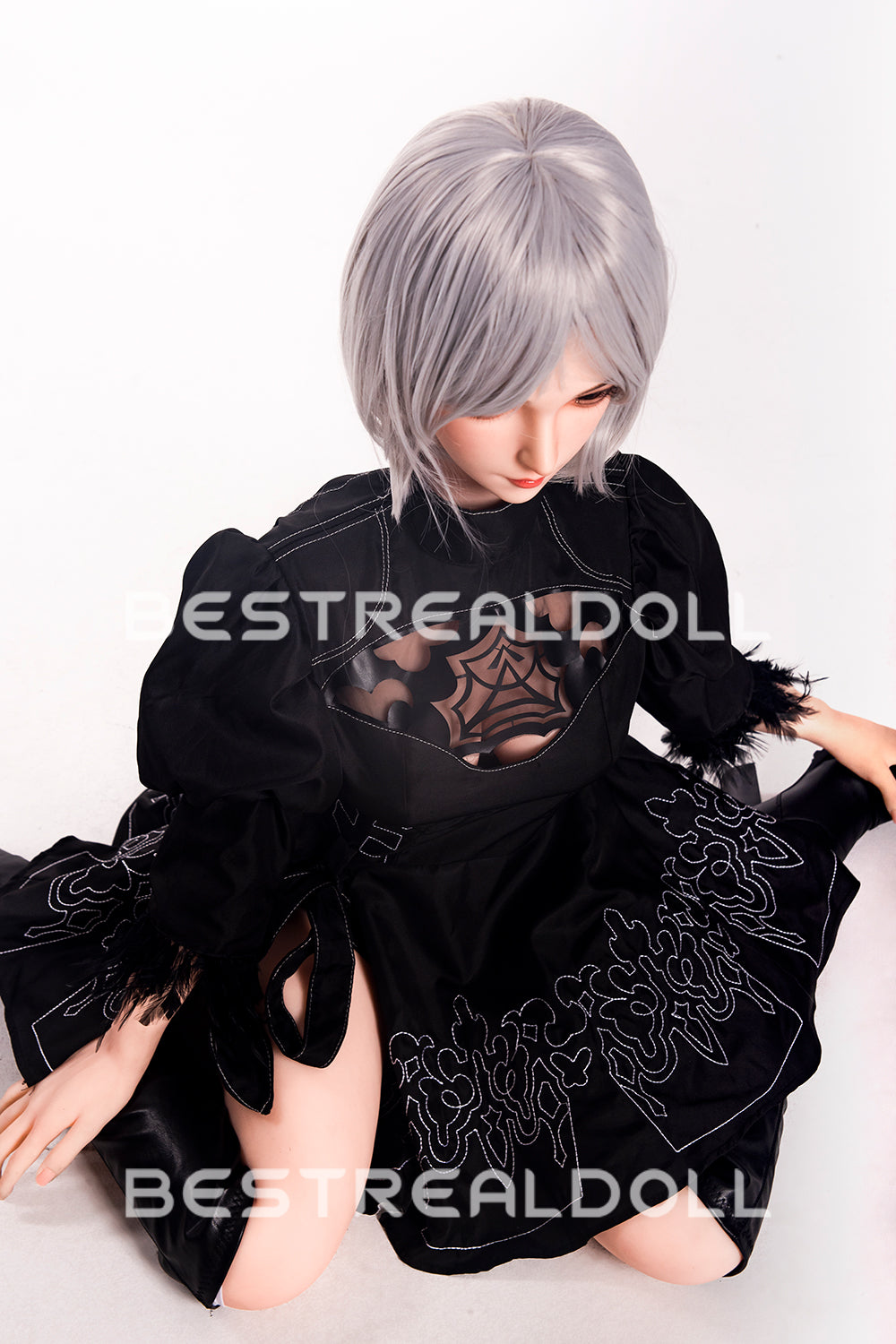 RIDMII 163cm Unique Design Momo Plus Cosplay App-Controlled Sex Doll Silicone Head TPE Body Love Doll