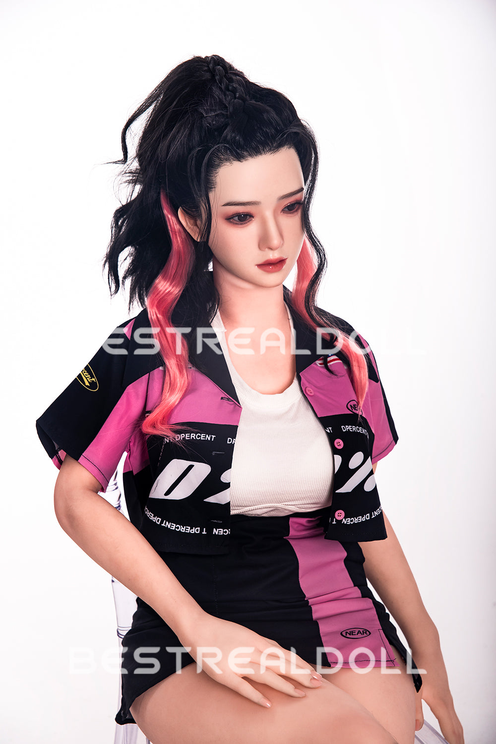 RIDMII 163cm Unique Design Muncey Plus Silicone Head App-Controlled Sex Doll TPE Body Medium Boobs Love Doll