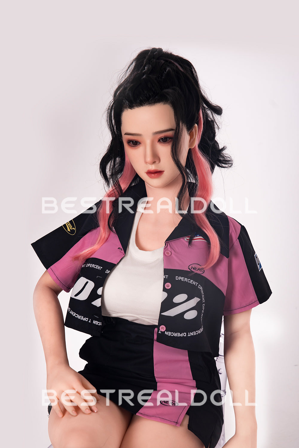 RIDMII 163cm Unique Design Muncey Plus Silicone Head App-Controlled Sex Doll TPE Body Medium Boobs Love Doll