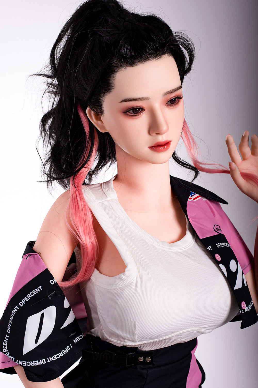 RIDMII 163cm Unique Design Muncey Plus Silicone Head App-Controlled Sex Doll TPE Body Medium Boobs Love Doll