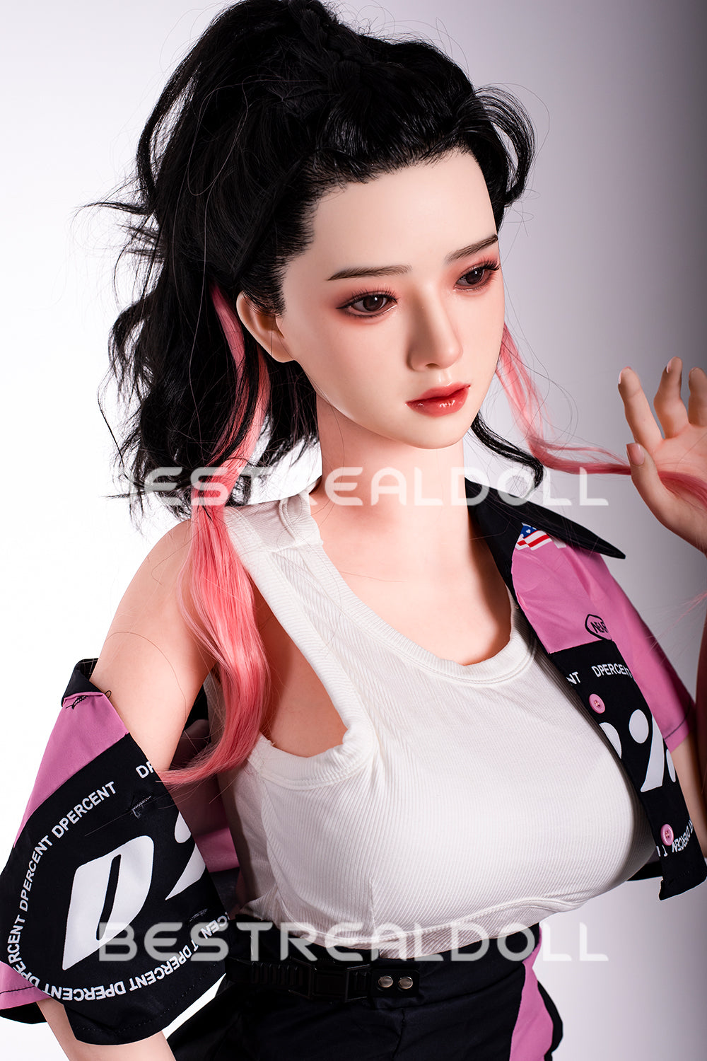RIDMII 163cm Unique Design Muncey Plus Silicone Head App-Controlled Sex Doll TPE Body Medium Boobs Love Doll