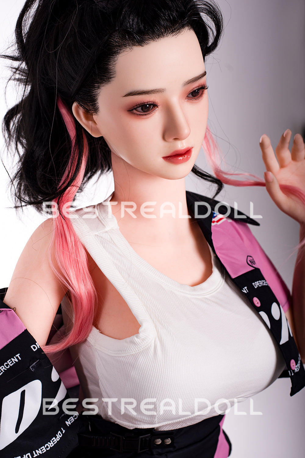 RIDMII 163cm Unique Design Muncey Plus Silicone Head App-Controlled Sex Doll TPE Body Medium Boobs Love Doll